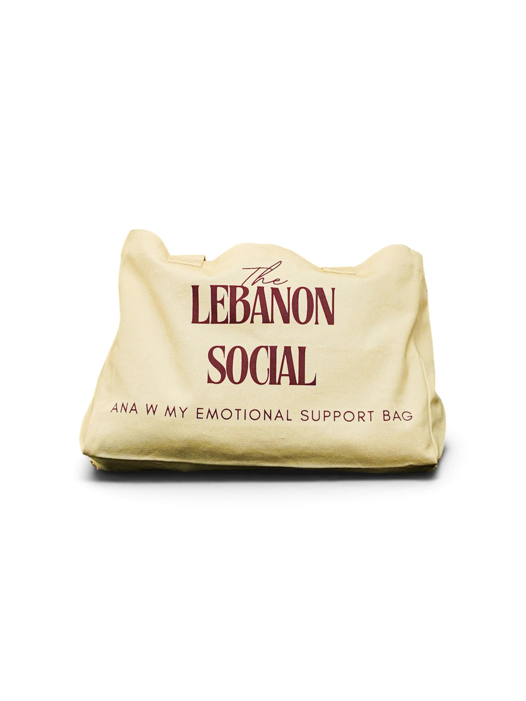 'Ana w My Emotional Support Bag' - Natural Beige