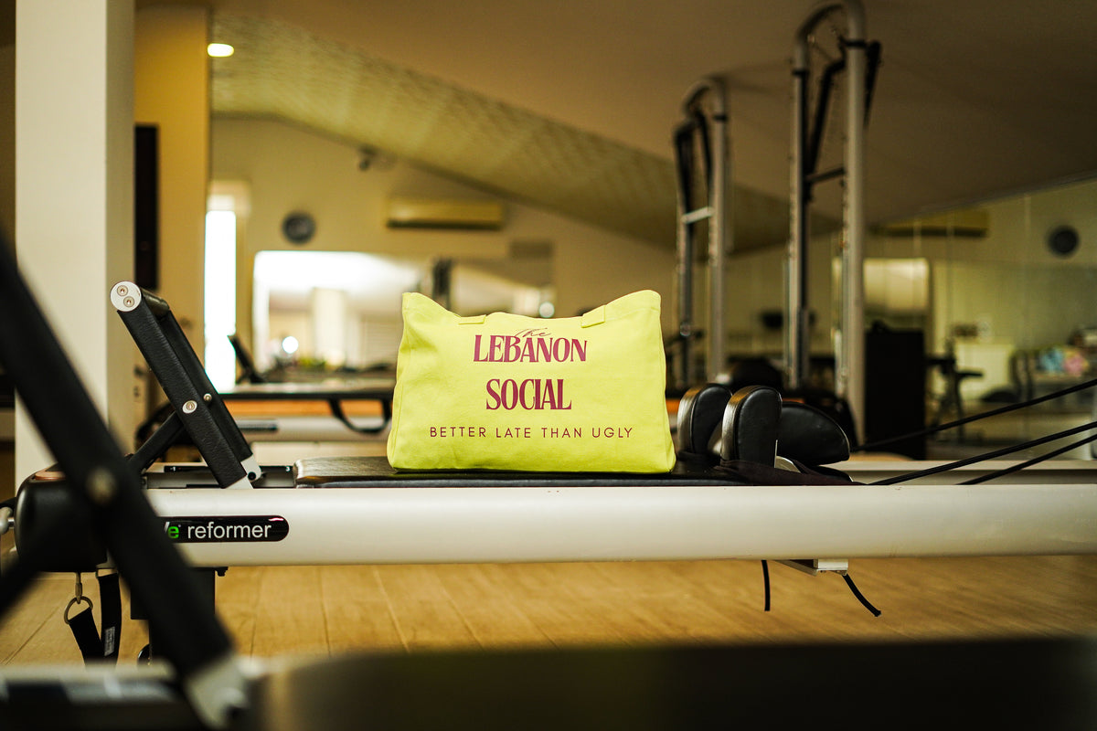 'Better Late Than Ugly' Tote - Lime Green