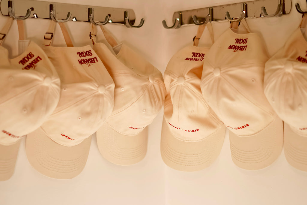 'Identity Crisis Cap' - Natural Beige